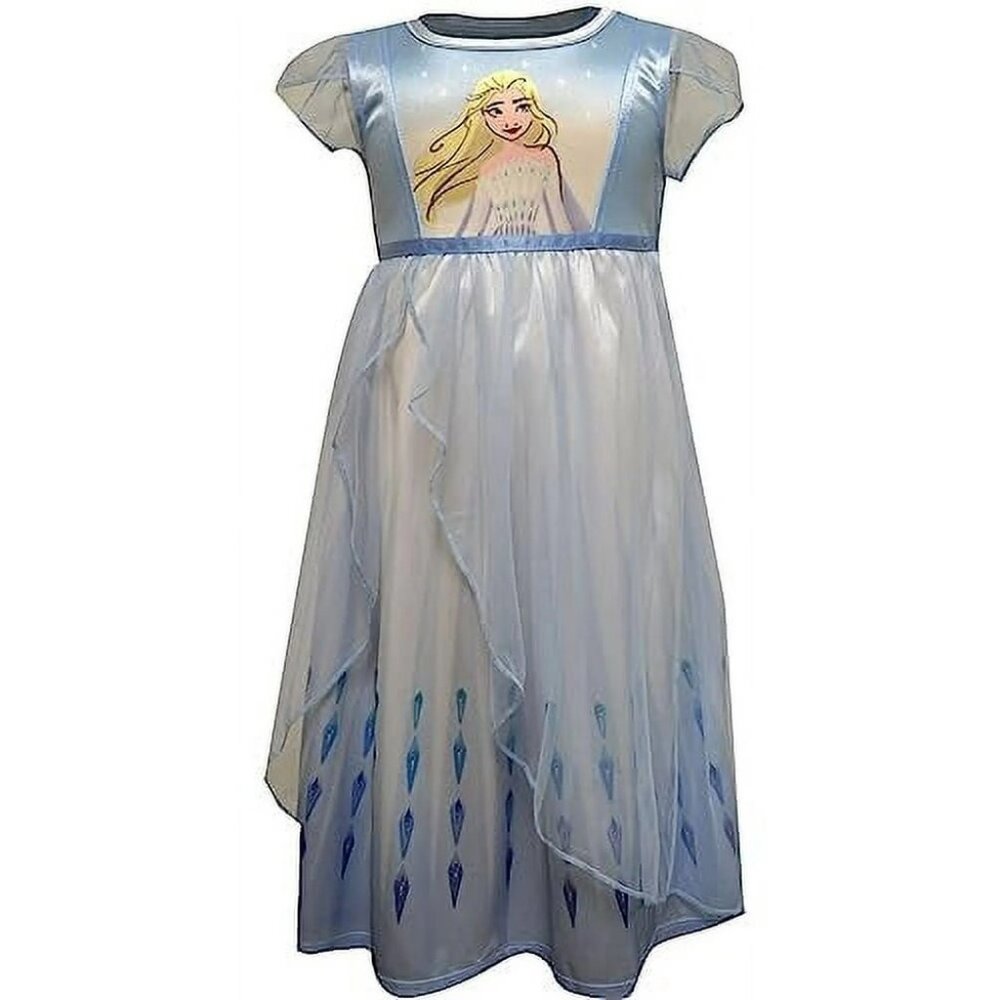 Disney Girls Toddler Frozen Elsa Fantasy Magical Dress Up Nightgown - 2T-5T, NWT
